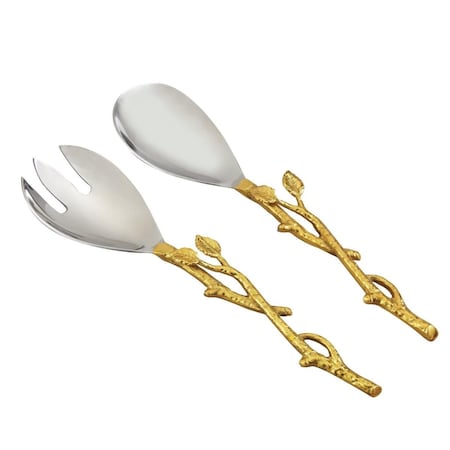 Jiallo Gilt Leaf Salad Set 70012